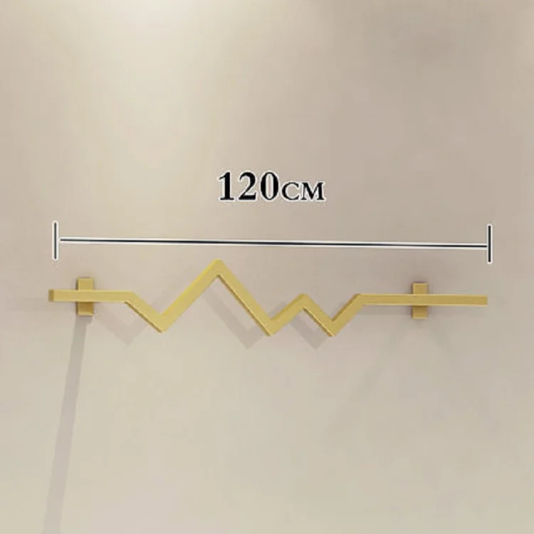 Garment Retail Shop Clothes Hanging Single Side Wall Shelf Bracket Fittings Rack Display