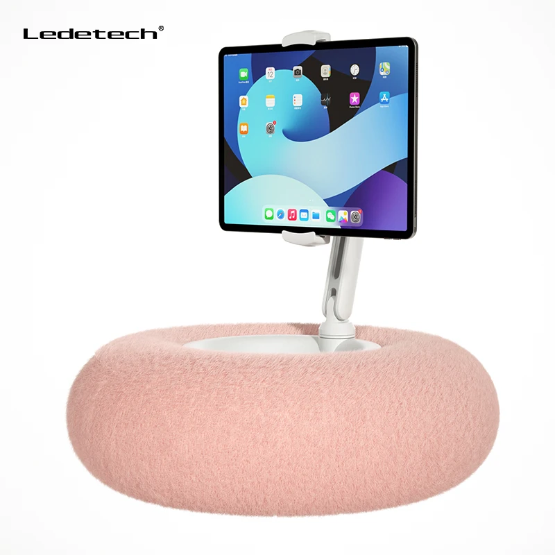 Ledetech Wholesale custom lazy tablet pillow stand bracket adjustable portable folding mobile phone holder