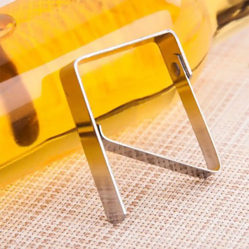 
Amazon Hot Sale Manufacturer Picnic SS Metal Stainless steel Cover Tablecloth Clamps Kitchen Table Cloth Clips 