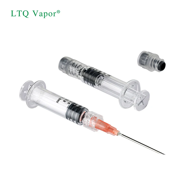 
Prefilled medical disposable glass injection syringe 