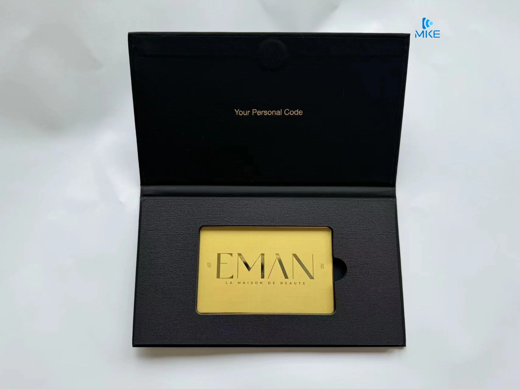 Custom gold foil stamping gift sports cards with paper boxes packaging