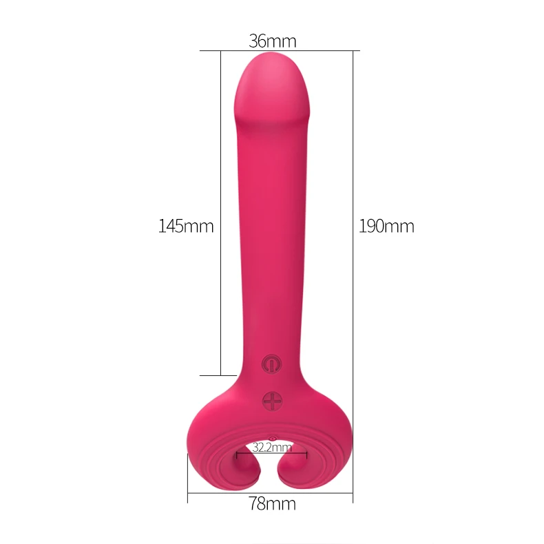 New Design 10-Frequency Three-Point Resonance Locks Up Sperm For Long Periods Of Time G Spot Wand Vibrator For Men