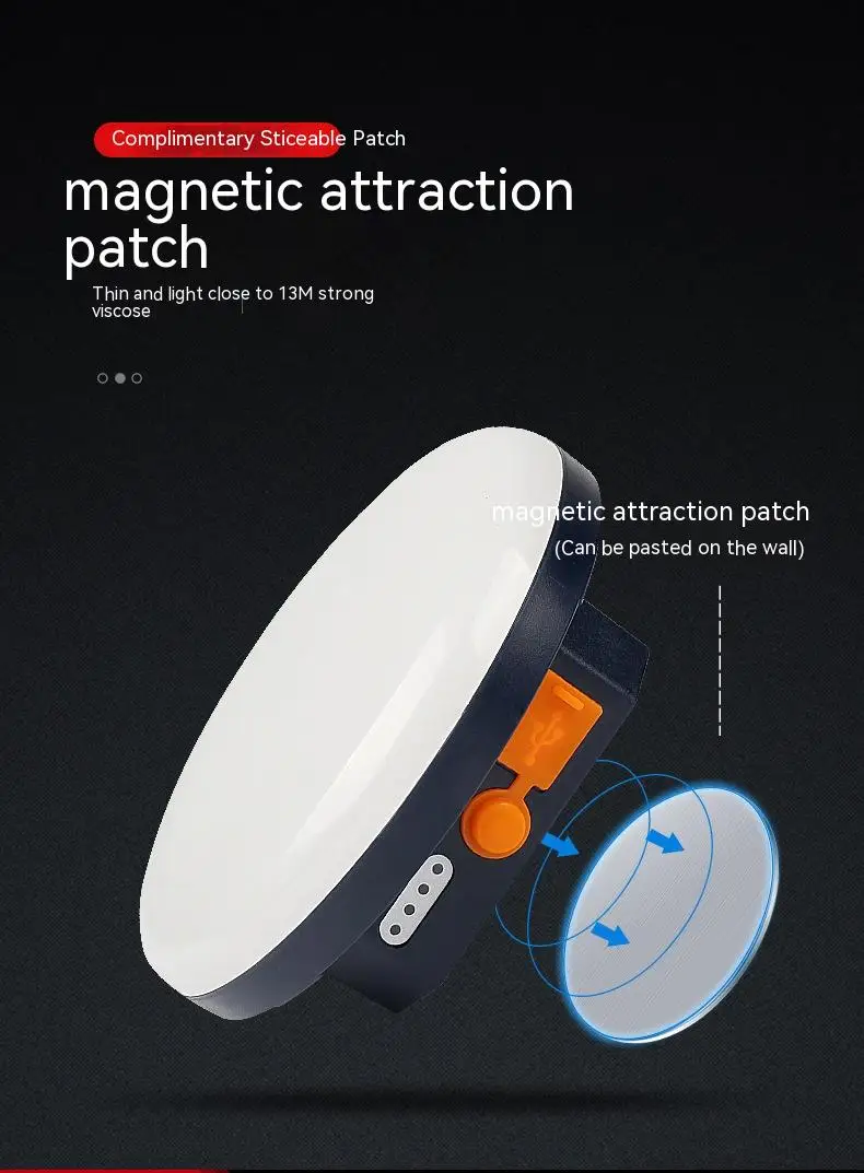 USB Rechargeable Waterproof Portable LED Camping Light with Magnet for Emergency LED Camping Lantern lamp with Power Bank