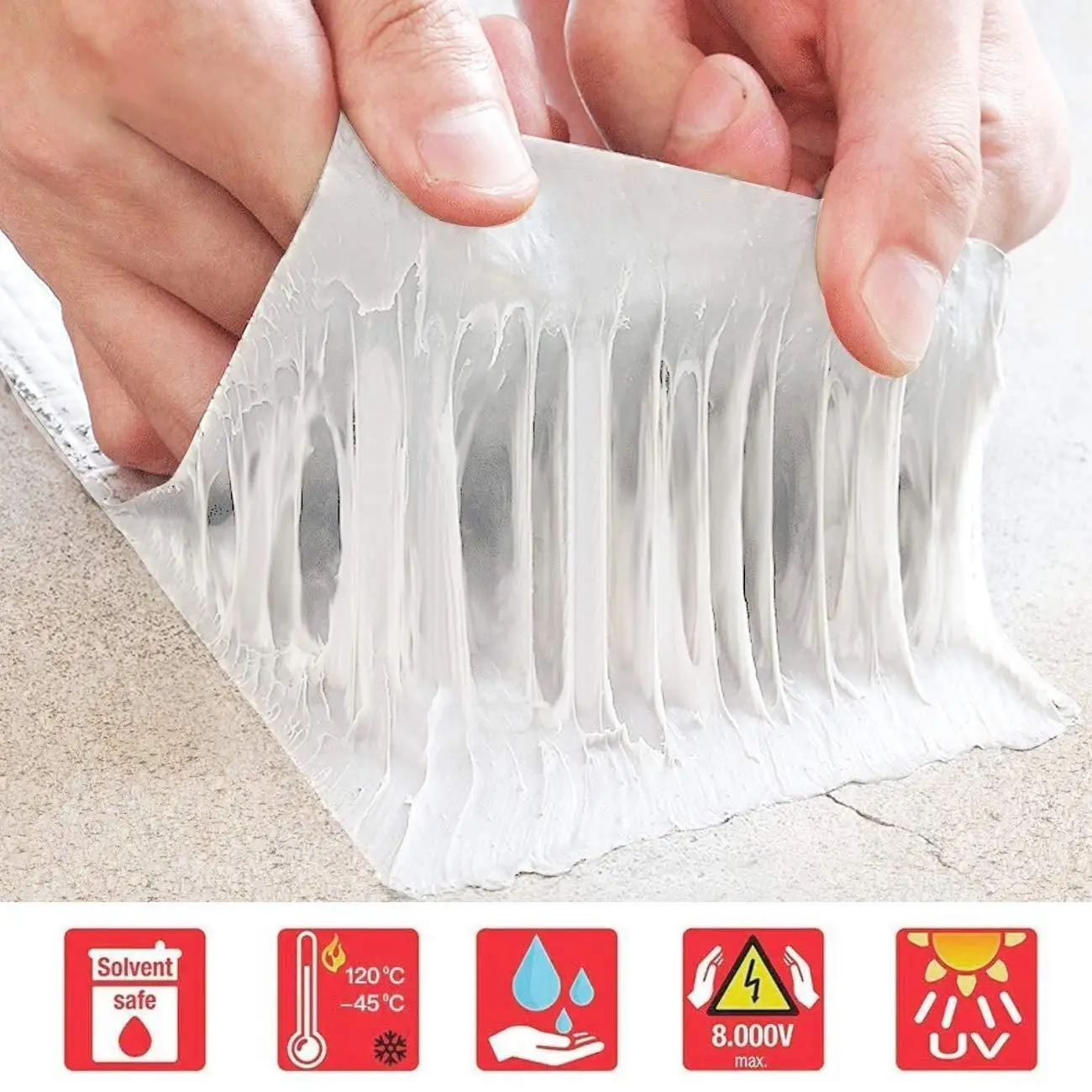 70off cheap price Butyl rubber Material waterproof Self Adhesive Tape for repaired with nonwoven surface materials