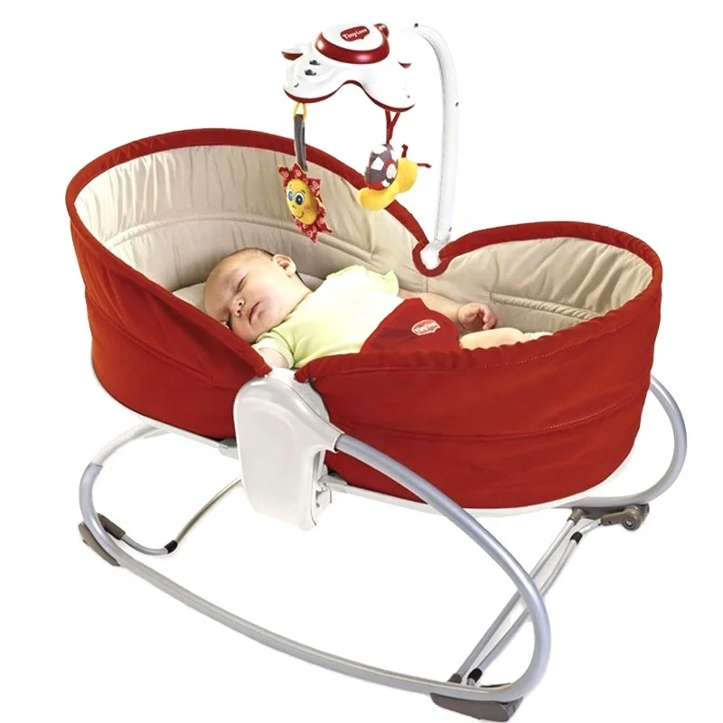 
High quality 3 in 1 baby cribs cradle sleeping bed rocking chair comfortable bouncer electric baby swing chair 