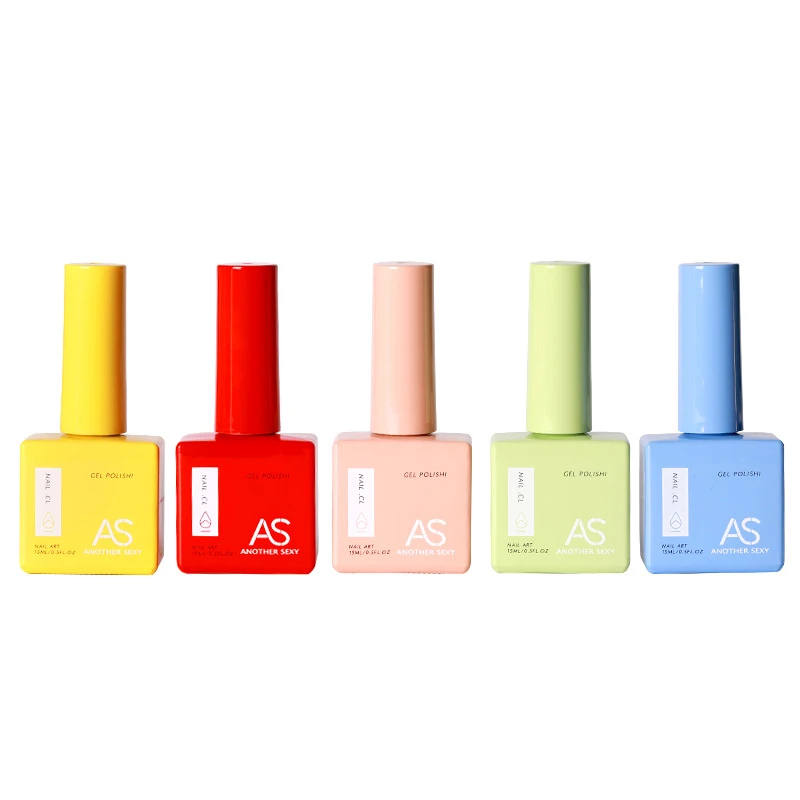 2022 New AS One Bottle of Monochrome Nail Oil Gel Phototherapy Gel Popular in Autumn and Winter, showing white 60 colors