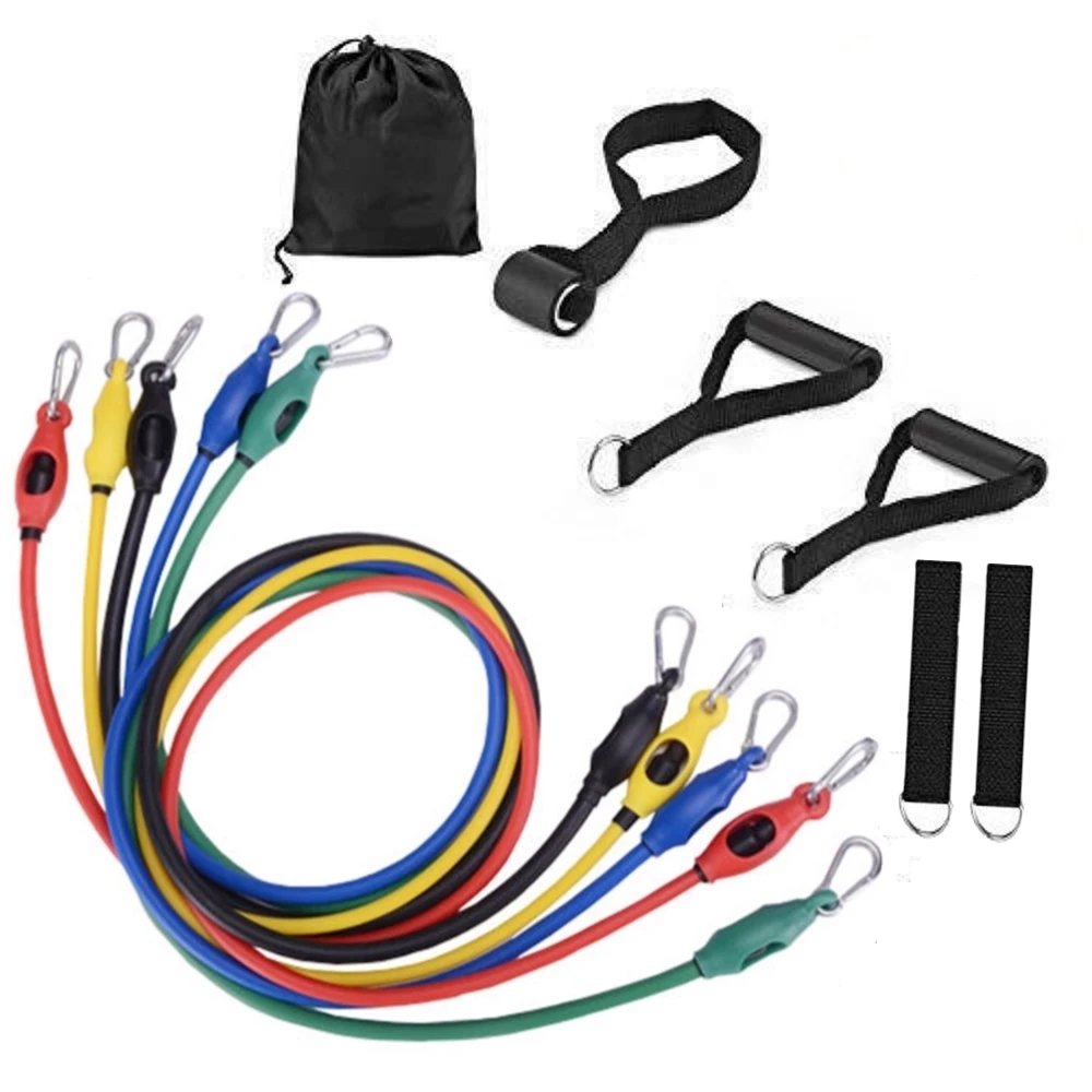 Elastic Latex 150Lb Resistance Bands for Working Out Strength Training Equipment at Home