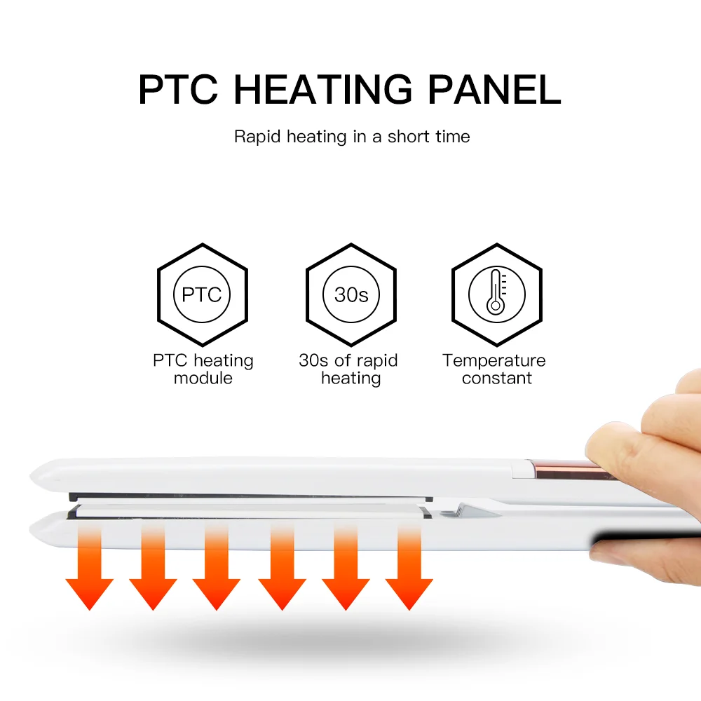 Профессиональный Электрический Керамический выпрямитель для волос PRITECH с 9 скоростными температурами