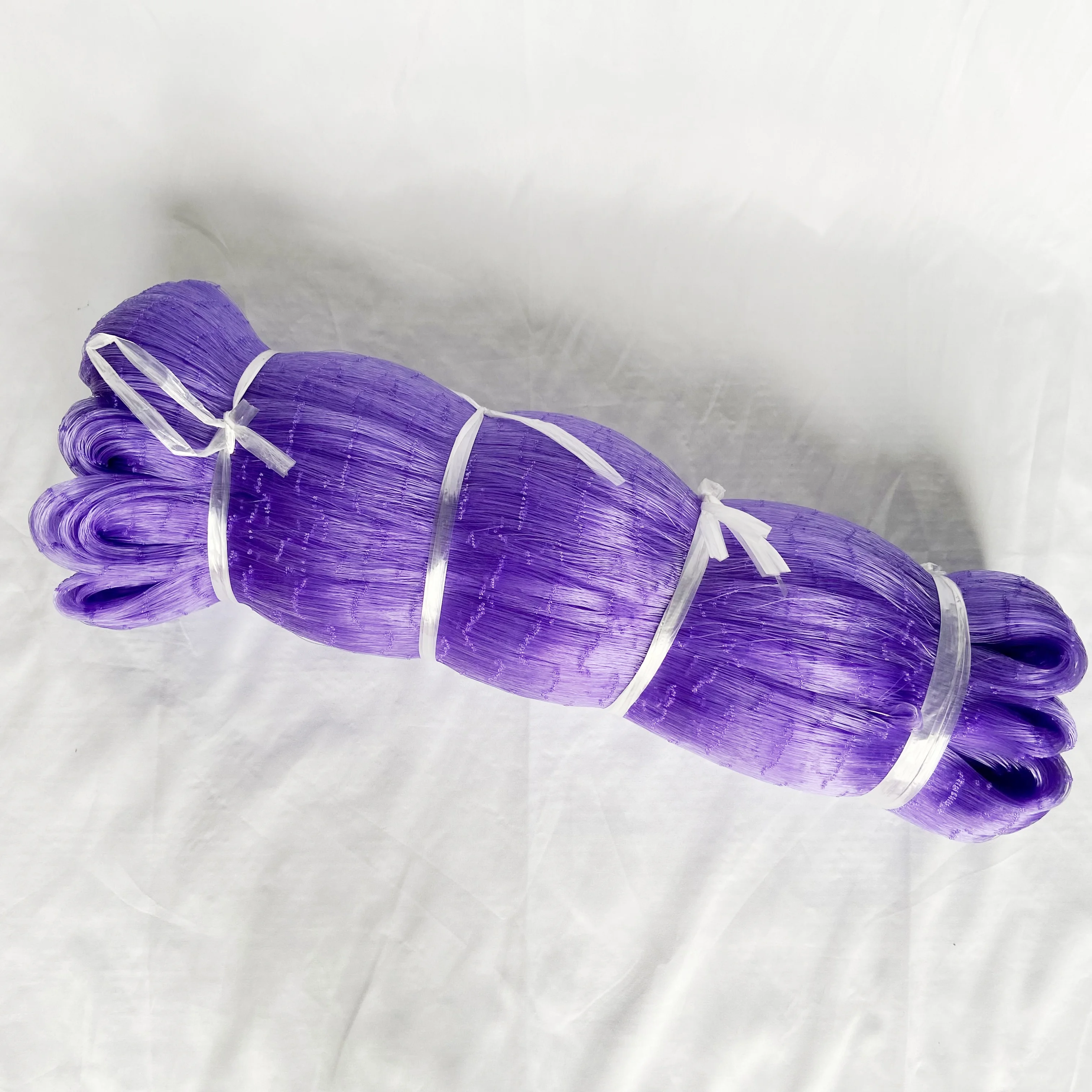 China Sale Nylon Monofilament Net 0.40MM 65MD Double Knots Colorful Chile Market Fishing Nets