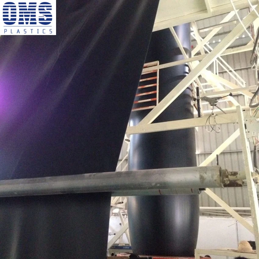 4m x 50m 200um medium impact black polyethylene builders film for construction builders plastic manufacturer