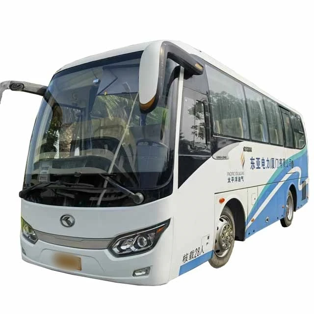 Роскошный автобус KINGLONG XMQ6759 28 мест синий цвет белый роскошное украшение по лучшей цене для продажи