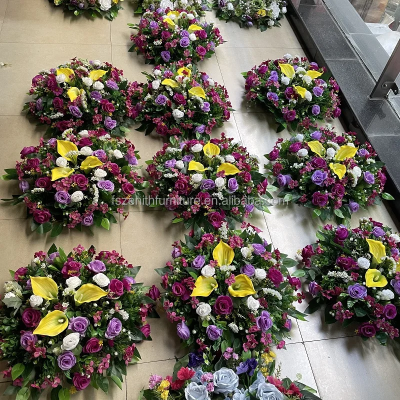Funeral decorations artificial flower wreath funeral floral wreath
