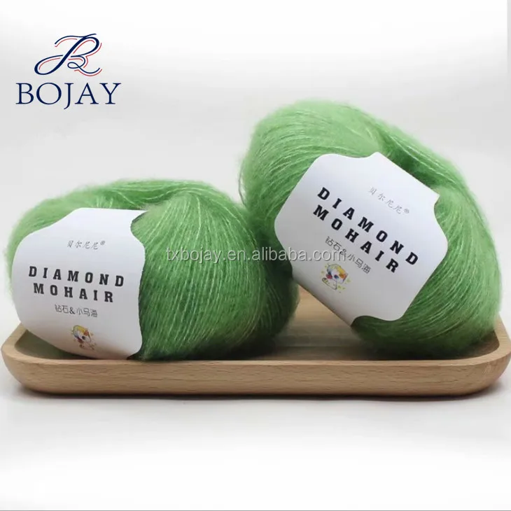 2Ply Mohair Hand Knitting and Crochet Yarn, 25g ball yarn, Soft fluffy Mohair Yarn