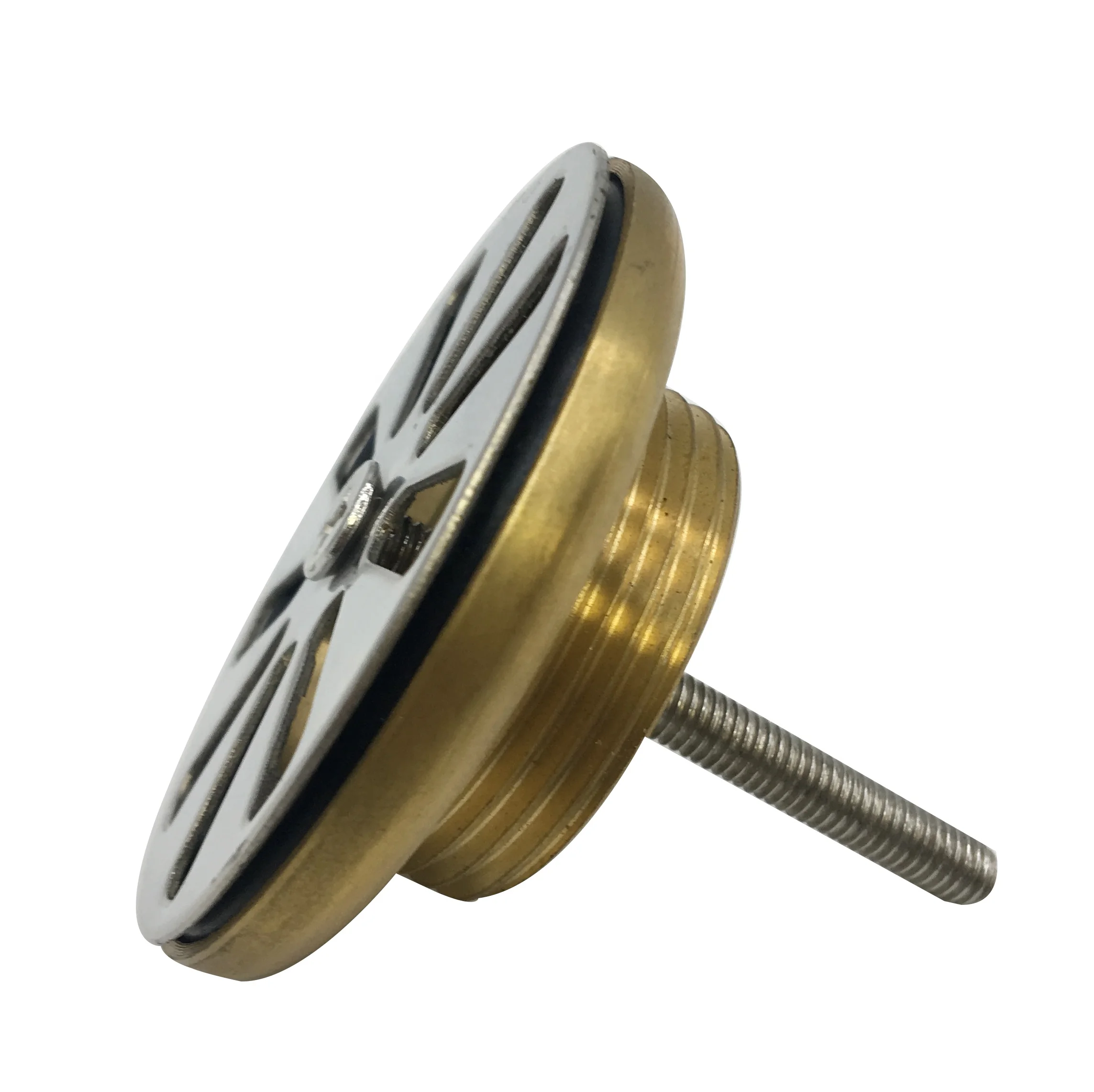 ND102 Screw Public Use Wash Basin Rubber Plug Waste Kitchen Basin Waste Sink Waste Drain Basket Sink Strainer OEM ODM Modern