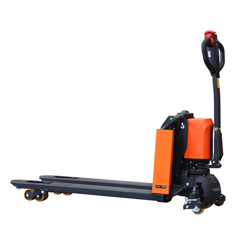 Top brand full electric hydraulic pallet jack electric power trolley 1 ton 1.5 ton transpallet al litio