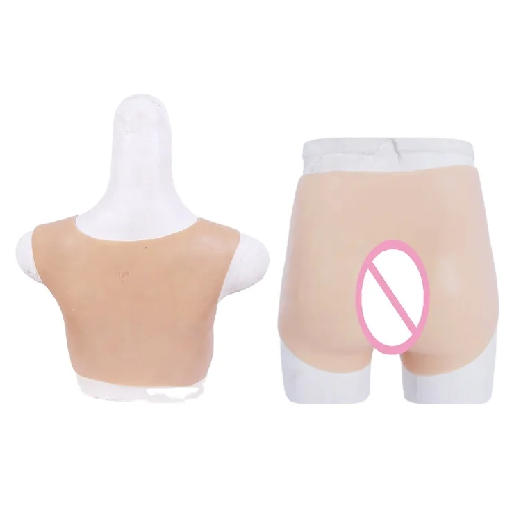 
Realistic Breasts Amp Silicone Vagina Underwear Soft Silicone Suit For Crossdresser Transgender 