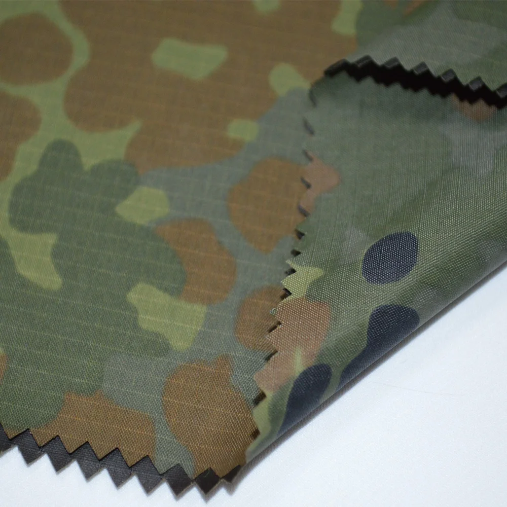 Silicone coating ripstop nylon taffeta fabric nylon parachute fabric hammock for bag