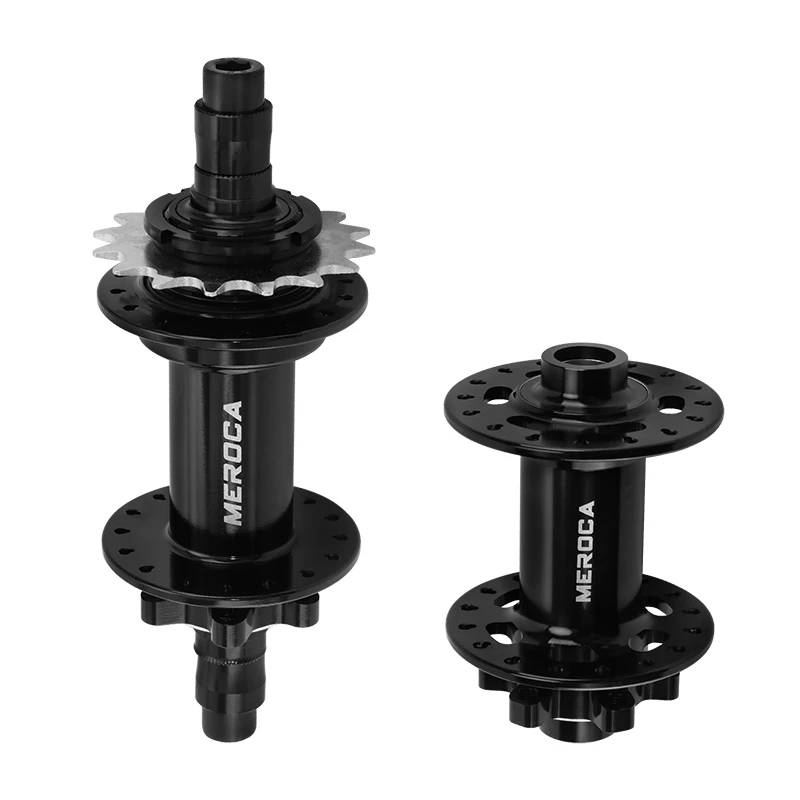 MEROCA Quick Release Single Speed MTB Rear Bicycle Hub Aluminum Alloy Hollow Front Back Axles Soil slope accessories Shaft Lever