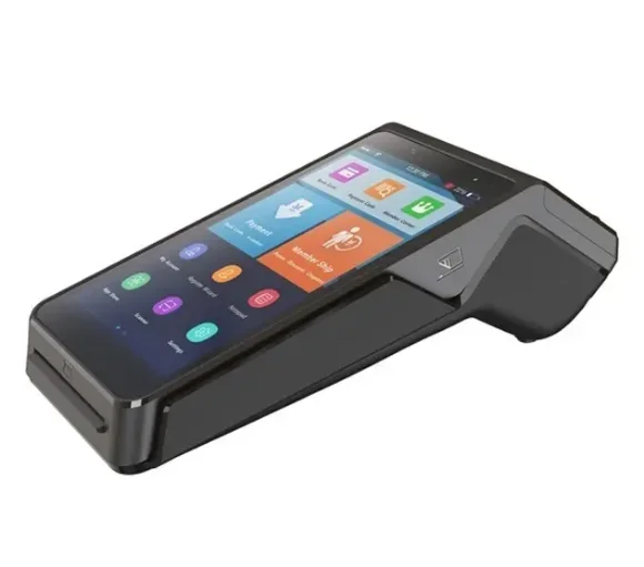 P30 портативные мини-карты с двумя SIM-картами 4G мобильный 5 дюймов Android POS-терминал со встроенным термопринтером 58 мм