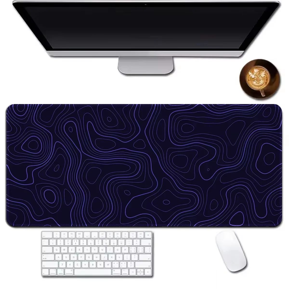 Desk Mats for Oem Odm Factory Gaming Mouse Pads with Edging Packaging and Logo Pc Desk Pad Mat Custom Mouse Pad for Home Office