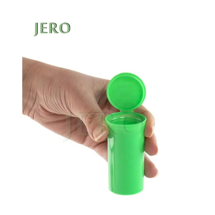 19 Dr child resistant tube pill bottle plastic pop top joint tubes 78mm pop top tube