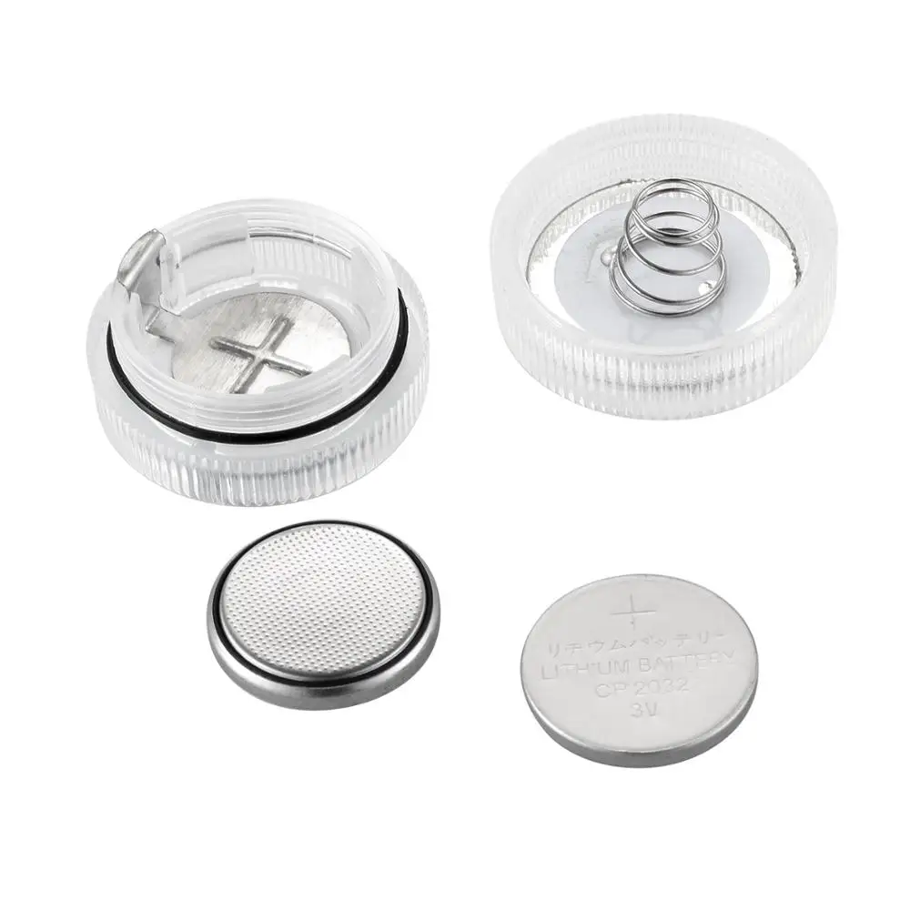 2 CR2032 Battery Operated Submersible Triple LED Light Waterproof Flameless Tealight Candles for Wedding Party Xmas Decoration