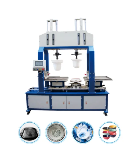 Printing Head 2 Color Ceramic Plates Pad Printer Color Tabletop Custom Pad Printing Machine