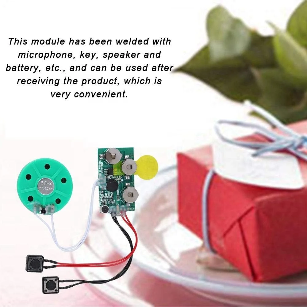 4 минуты DIY голосовой чип записи звука OEM модуль поздравительных открыток для рождественских