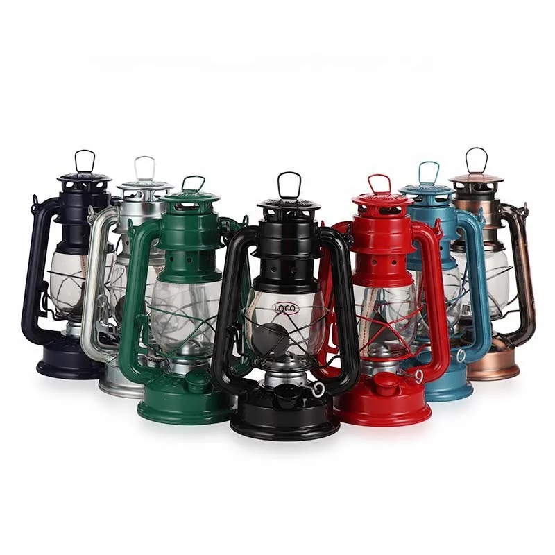 wholesale solar kerosene battery powered antique style kerosene lamps oil lantern