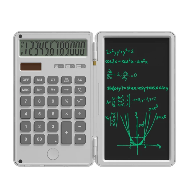 Финансовый калькулятор почерк доска LCD для письма Солнечный счетчик учета язык компьютер