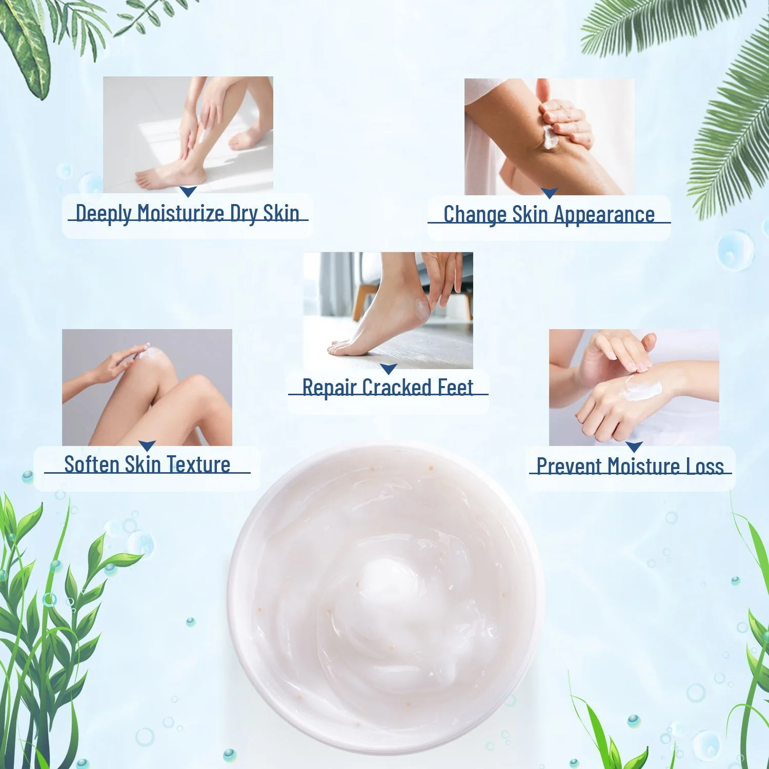 tiktok hot product body skin care 40 percent urea cream for hand leg foot skin repair health care 40% urea cream