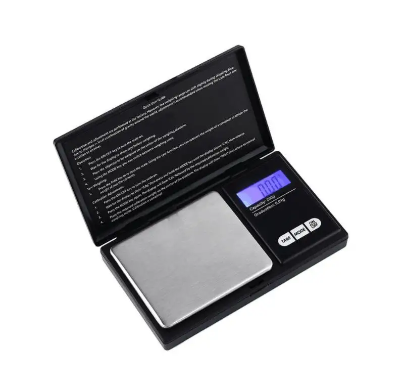 Wholesale 0.01g Portable Mini Electronic Weighing Kitchen Scales Pocket Digital Scale For Jewelry Gold Gram Balance