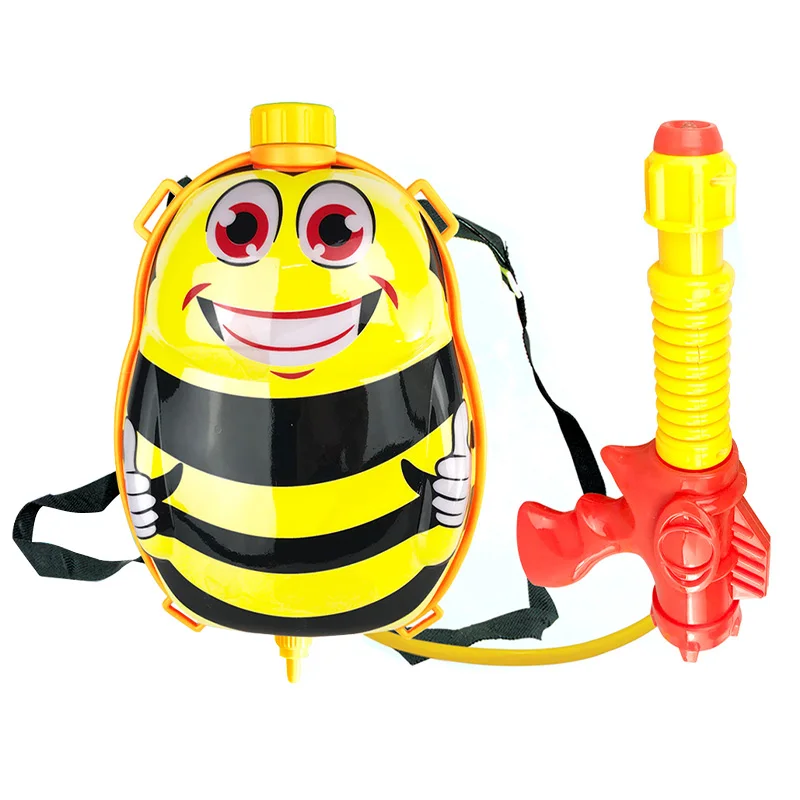 Large Capacity Backpack Water Gun Plastic Summer Outdoor Play Water Shoot Gun Toys Beach Swimming Pool Backpack Water Gun Toy