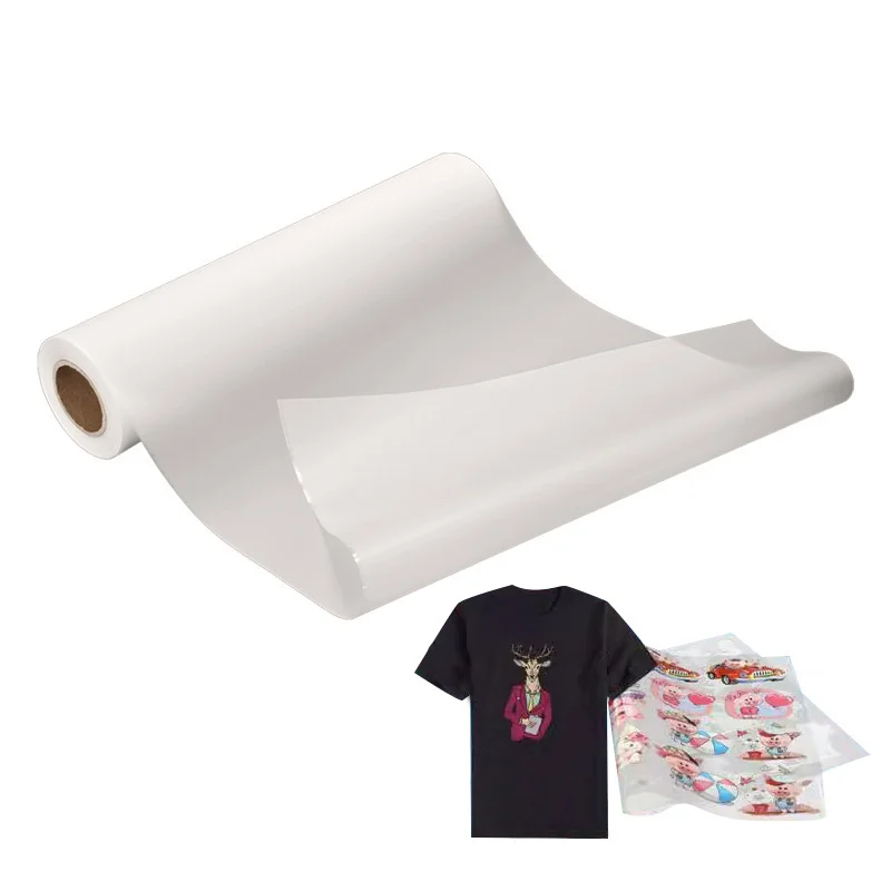 Chinese supplier Heat transfer PET dtf Film For T-Shirt Printing dtf printer film sheets direct to film roll