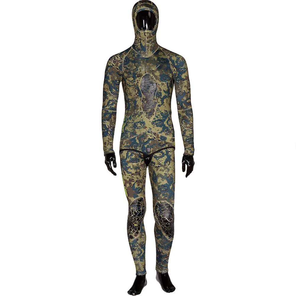 2Piece Camouflage Swim Neoprene Diving Clothes Long 5.5Mm 5Mm Mens Yamamoto Canyoneering Wet Suit Wholesale