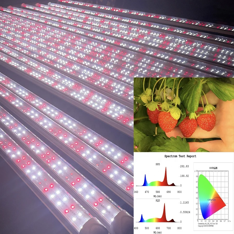 4feet 120cm T8 Tubo Led Uv Grow Light Tubes Supplemental for Growing and Flower