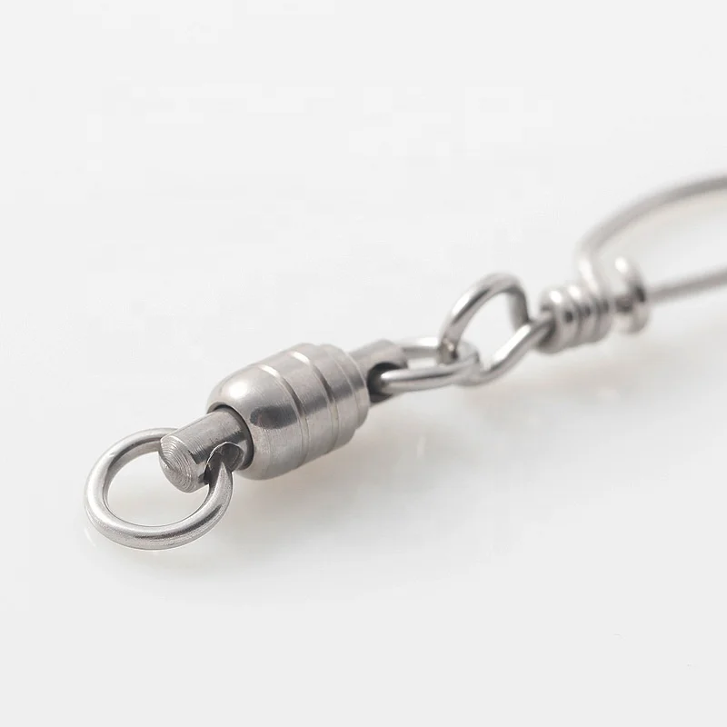 Saltwater Sea Fishing Stainless Steel Ball Bearing Swivel with Tournament Snap