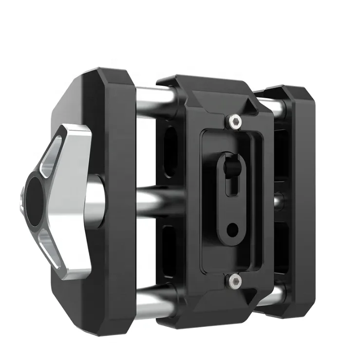 Shooting Rest Universal Clamp Aluminum Tripod Mount Hunting Tripod Mount Shooting Tripod Rest Adapter Clamp Saddle