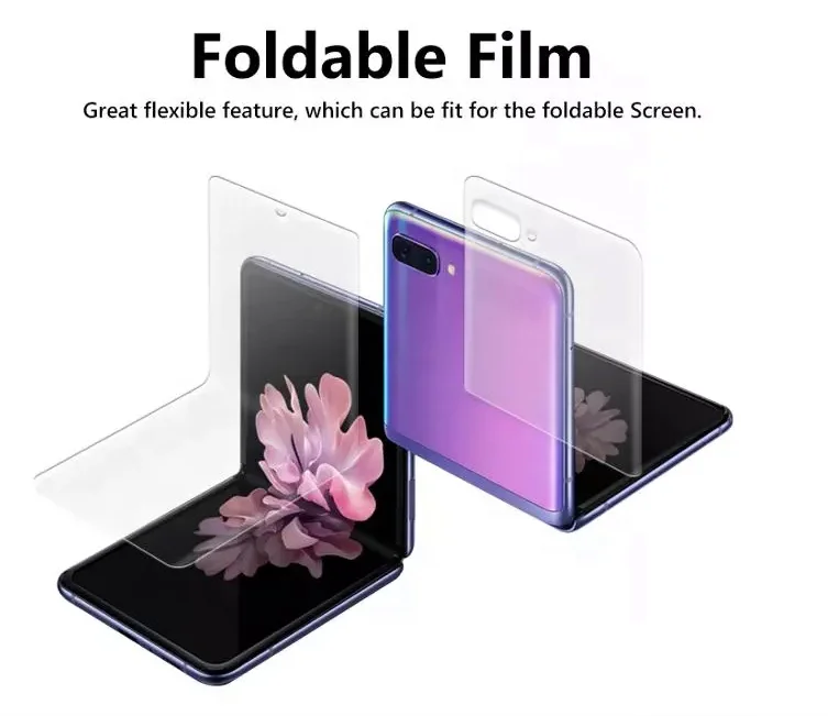  Высококачественная и экологически безопасная 3D мягкая складная полноэкранная защитная пленка