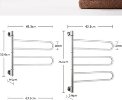 Electric heated towel rack wall-mounted electric heated towel rack stainless steel towel rack bathroom accessories   B2