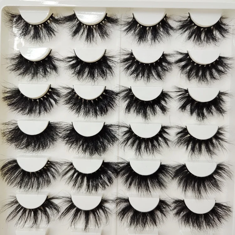 
Missom Thick Band Faux Mink Lashes Packs Wholesale 5D Costum Human Hair Short Strip Mink Lashes 