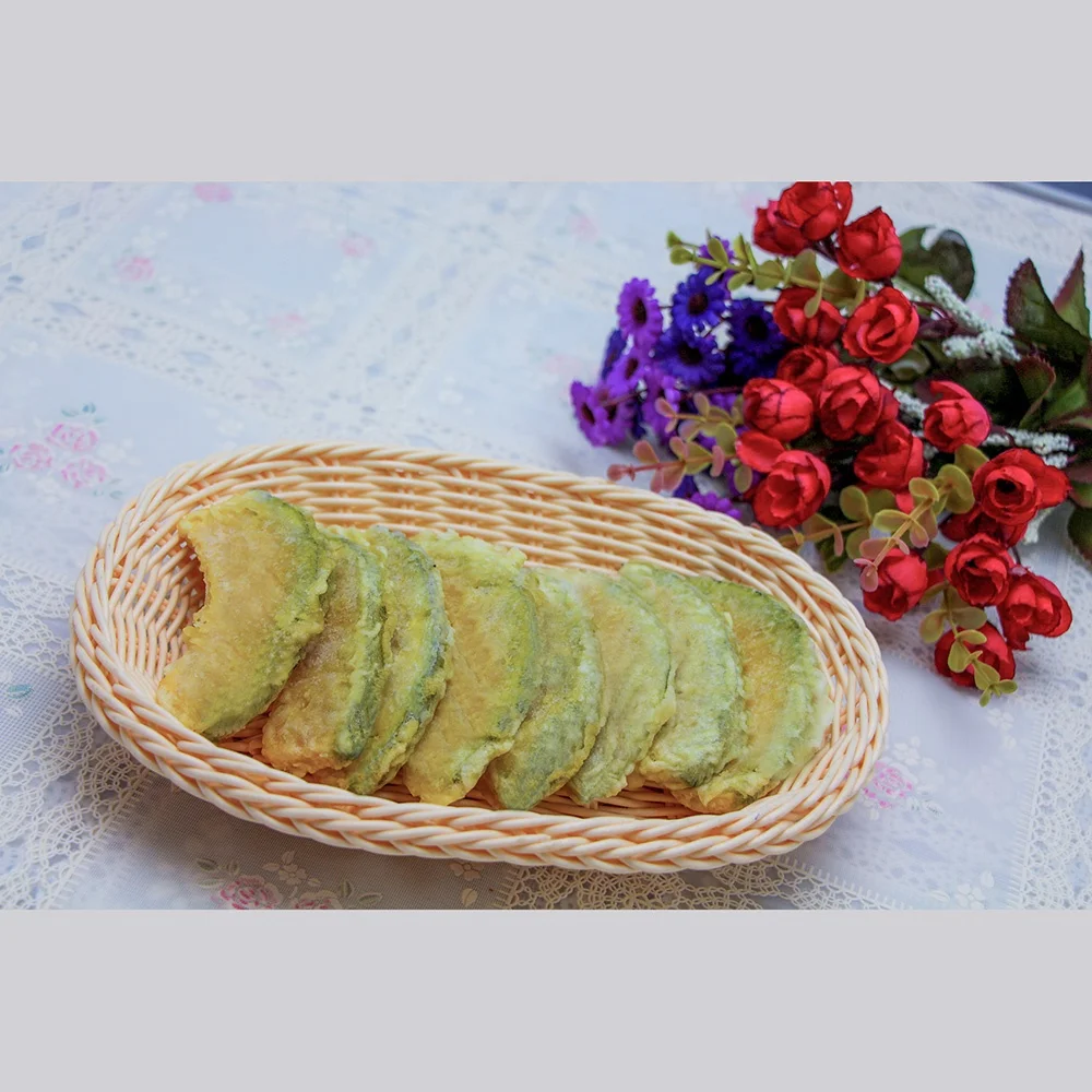 Quick frozen deep fried snacks delicious pumpkin tempura