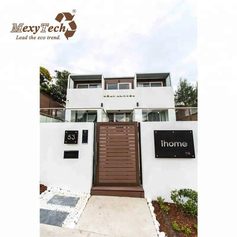 Easy Installation WPC Fence Entrance Gates Door and Grills Design for Balcony Garden