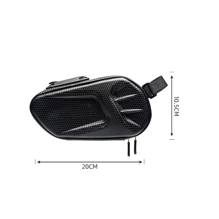 Waterproof Bicycle Seat Bag 3D Hard Shell Cycling Wedge Pack, Bike Storage Pouch for Riding Bikes
