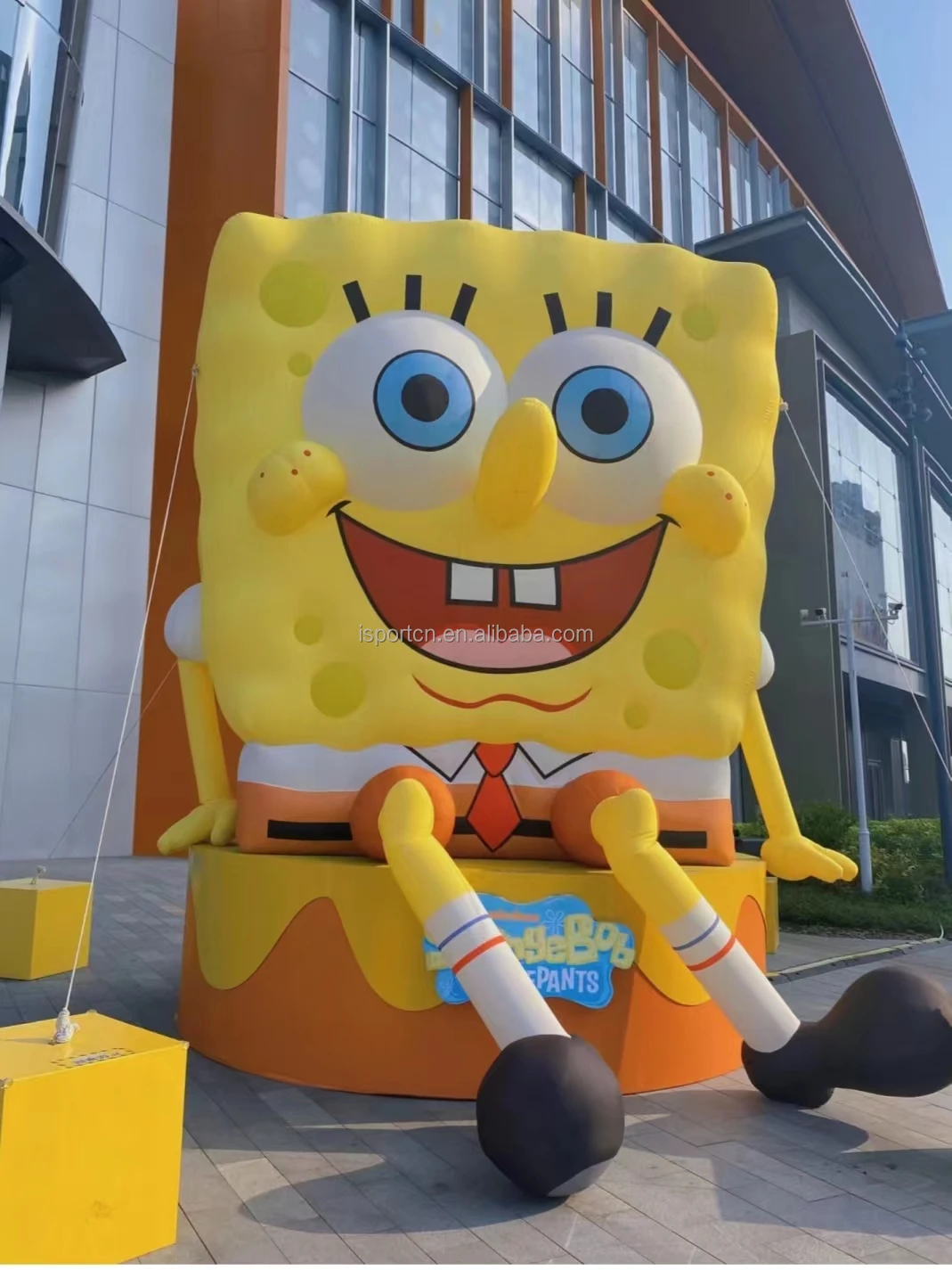 giant advertising inflatable cartoon characters Spongebob Squarepants mascot inflatable Spongebob Squarepants