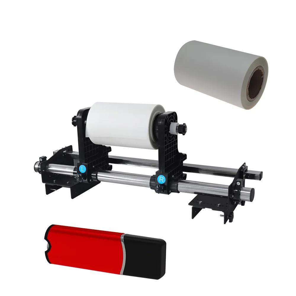 jetvinner PET film in roll holder dtf Roll Printer with roll Software