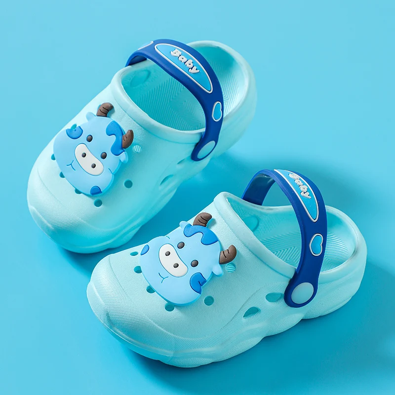 
Summer Beach Flat Comfortable Toddlers Beach Shoes Sandals Garden Clogs Baby Boy Shoes Kids Baby Bear Slippers 