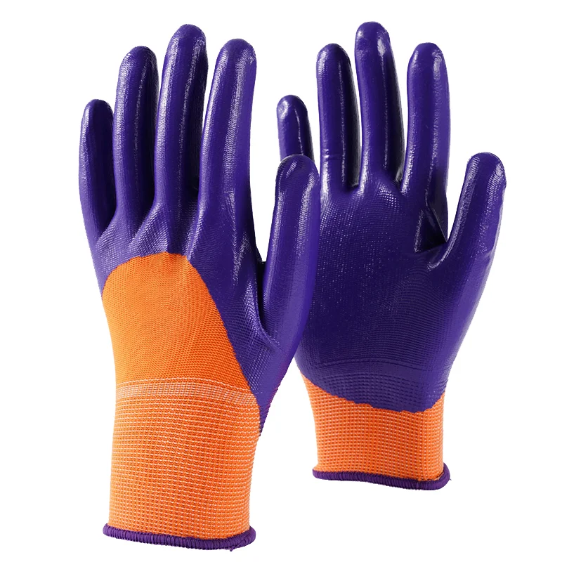 Wholesale Manufacturers Coated Cheap Prices Blue Examination Nitrile Gloves Powder Free