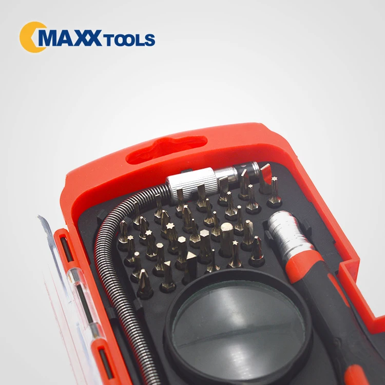36pc Crv Precision screwdriver set screwdriver bits