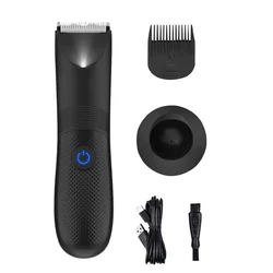 USB Rechargeable Hair Clippe Men Electric Low Noise Cordless Hair Trimmer Haircut Machine Barber Scissors Set